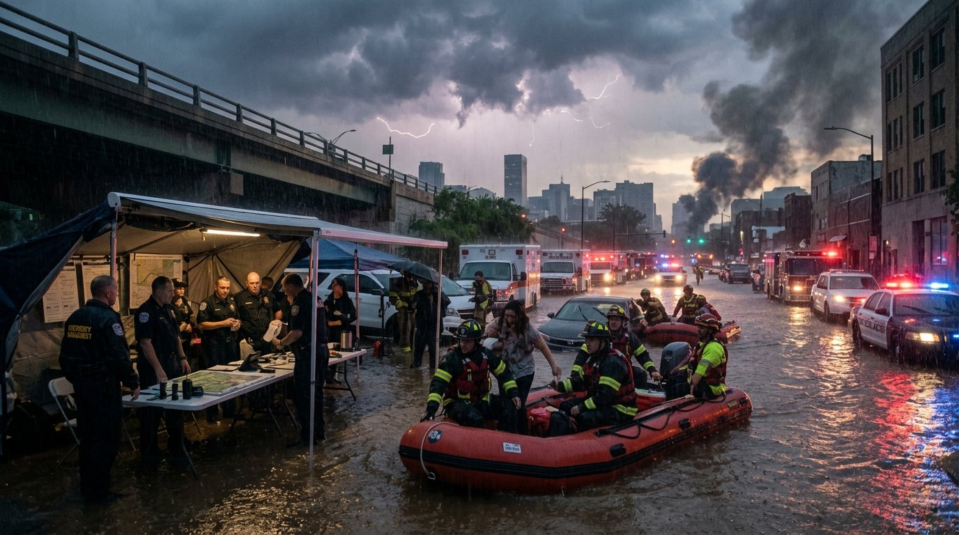 Centro de Comando y Rescate en Inundaciones y Crisis Municipal