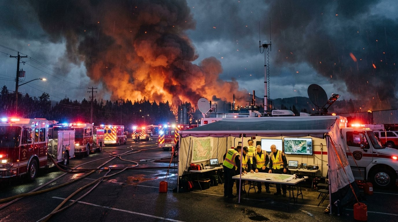 Operaciones de respuesta ante incendios y desastres naturales
