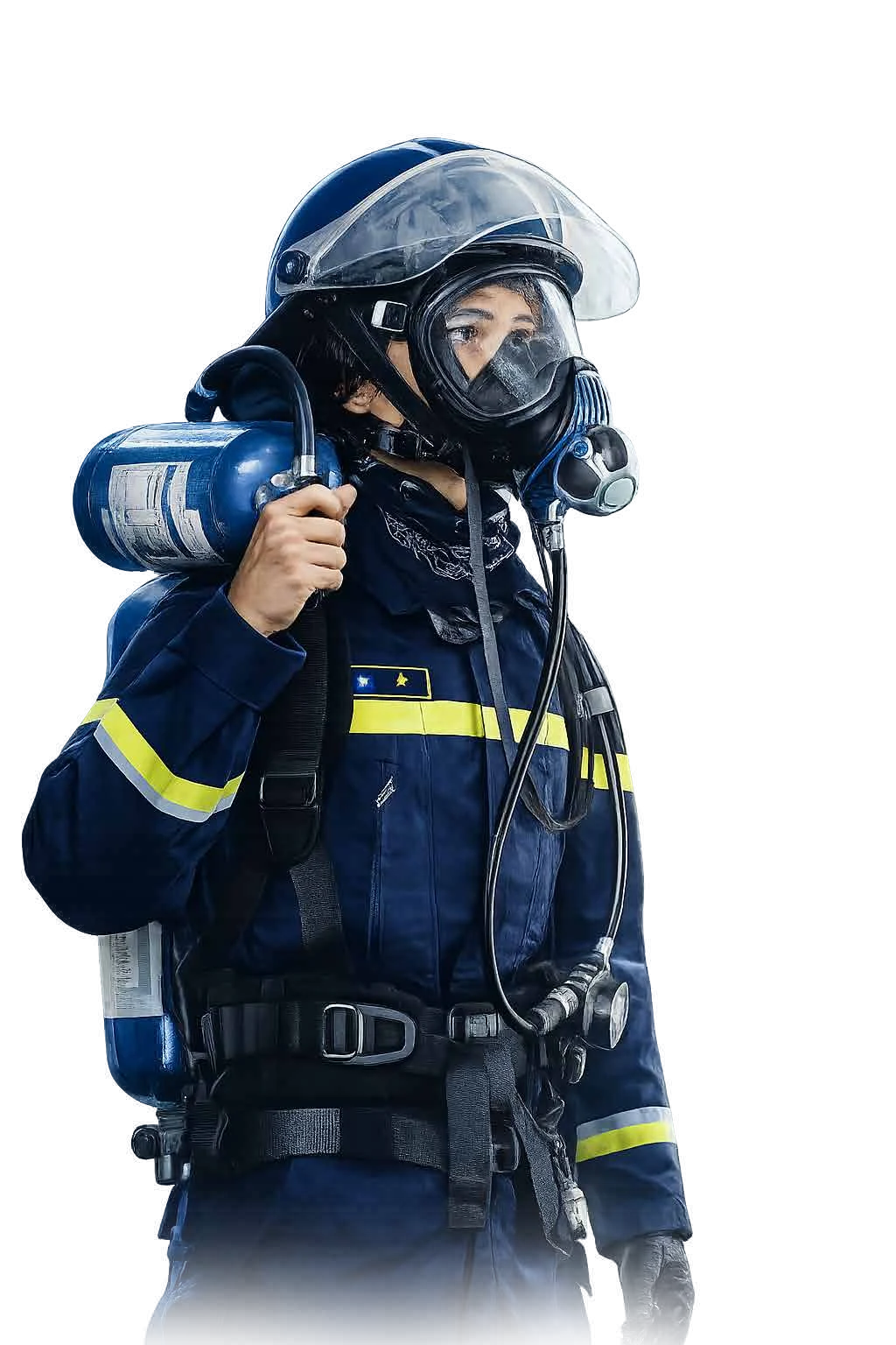 Especialista documentando operaciones durante una emergencia