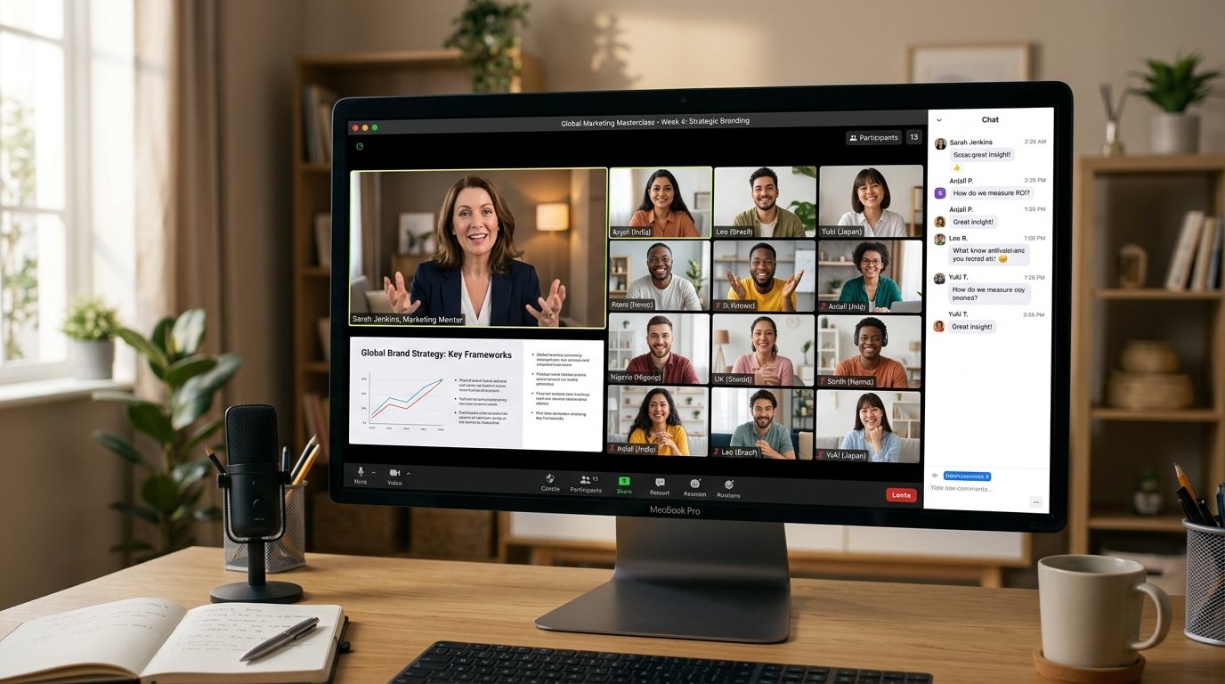 Mentoría directa en vivo con expertos
